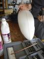 insertion du tube dans le poisson